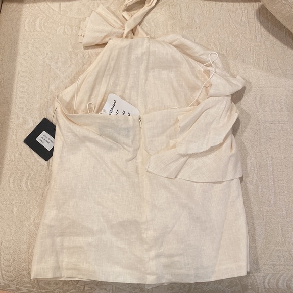 NWT. Robert Rodriguez. Linen halter top - Picture 5 of 9
